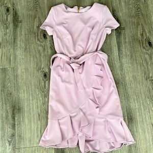 Calvin Klein, rose colored dress. Sz. 4 like new.